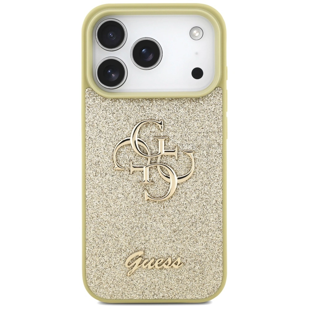 Kryt Guess Fixed Glitter Big 4G Apple iPhone 17 Pro gold