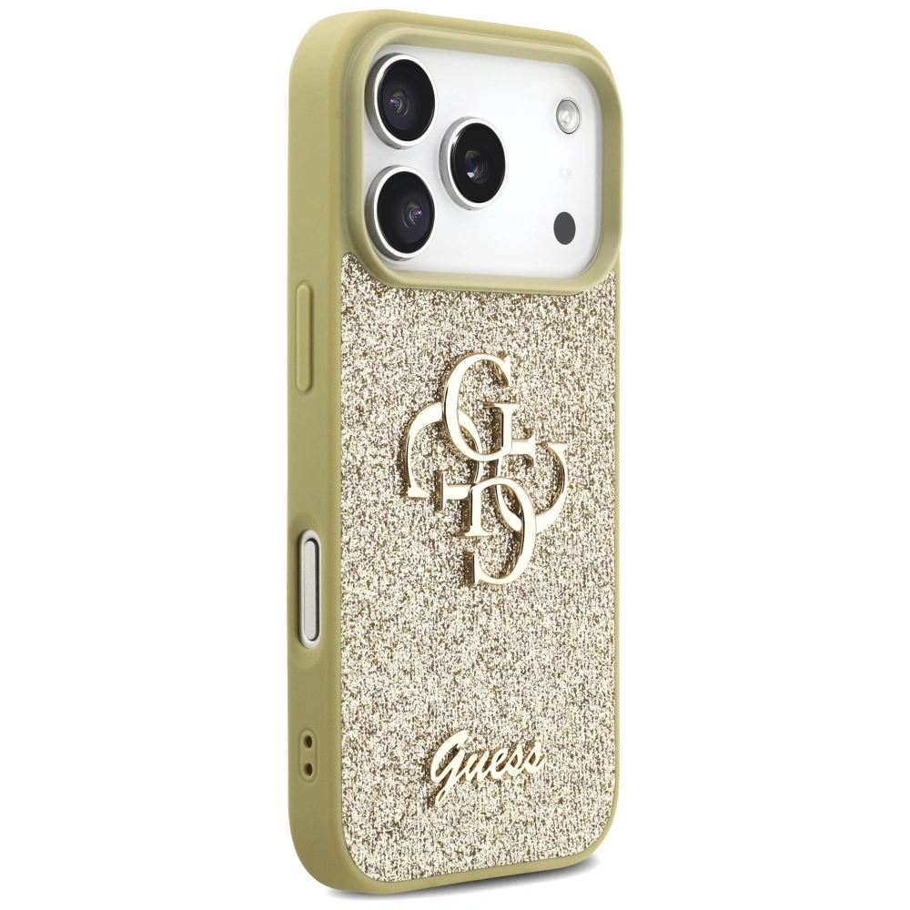 Kryt Guess Fixed Glitter Big 4G Apple iPhone 17 Pro gold