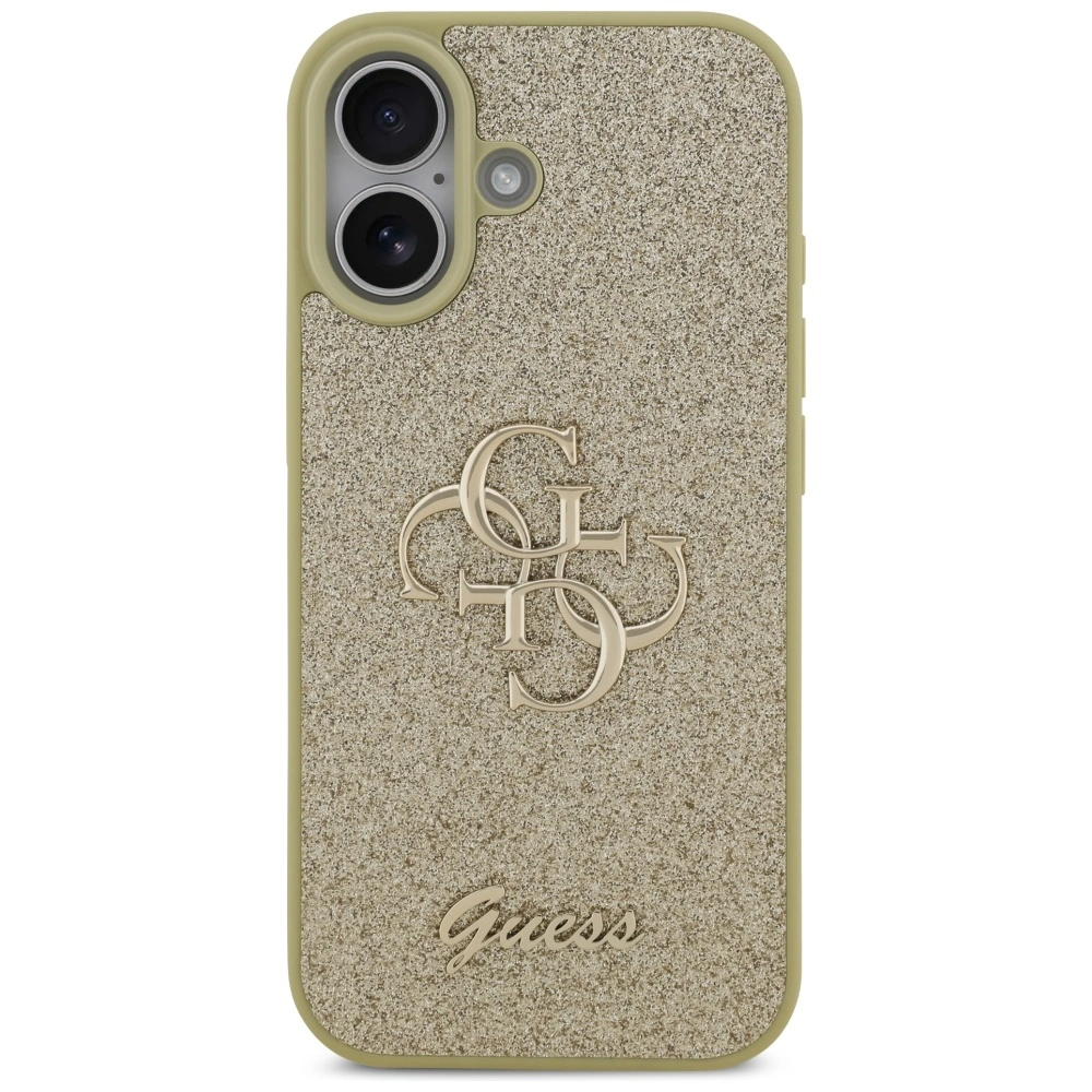 Kryt Guess Fixed Glitter Big 4G Apple iPhone 17 gold