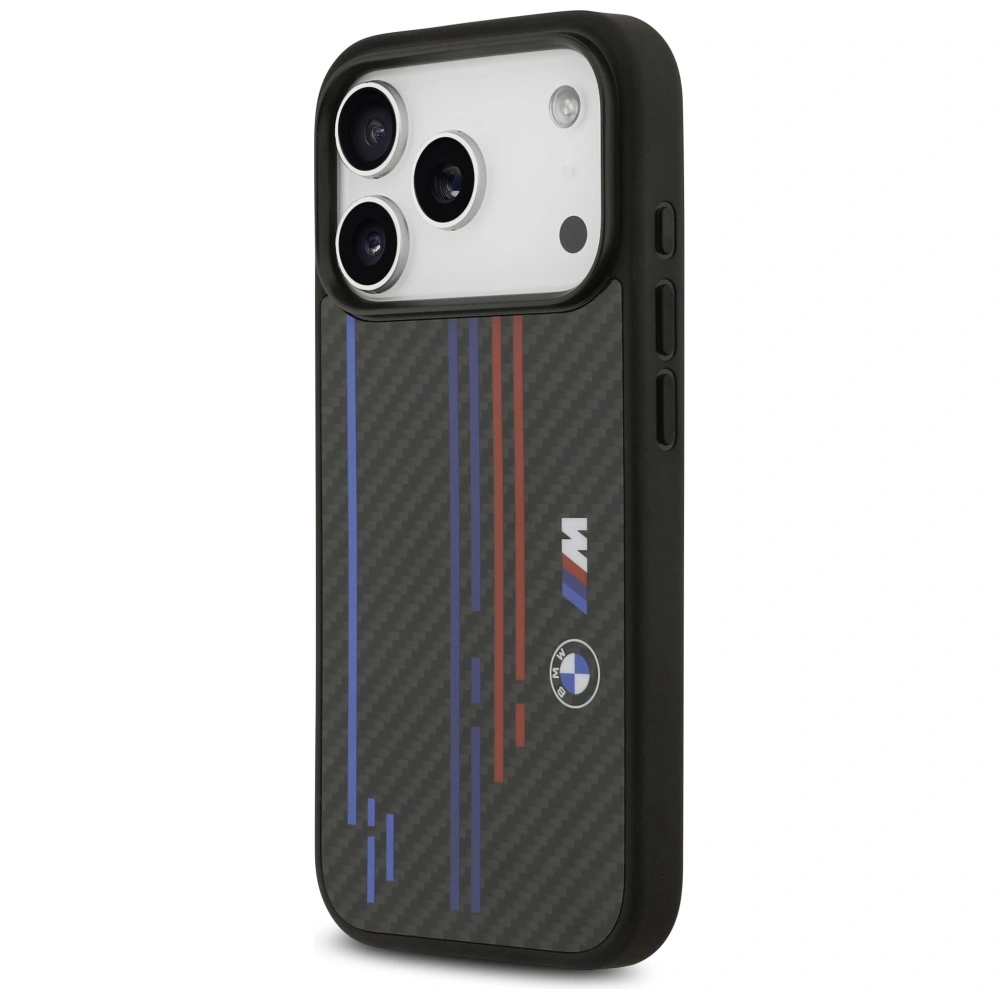 Kryt BMW M Kevlar Lines & Logo MagSafe Apple iPhone 17 Pro black