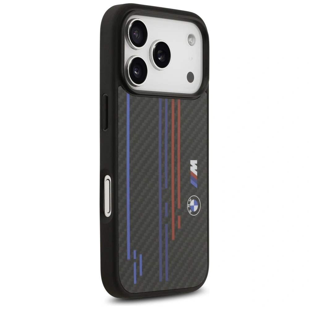Kryt BMW M Kevlar Lines & Logo MagSafe Apple iPhone 17 Pro black