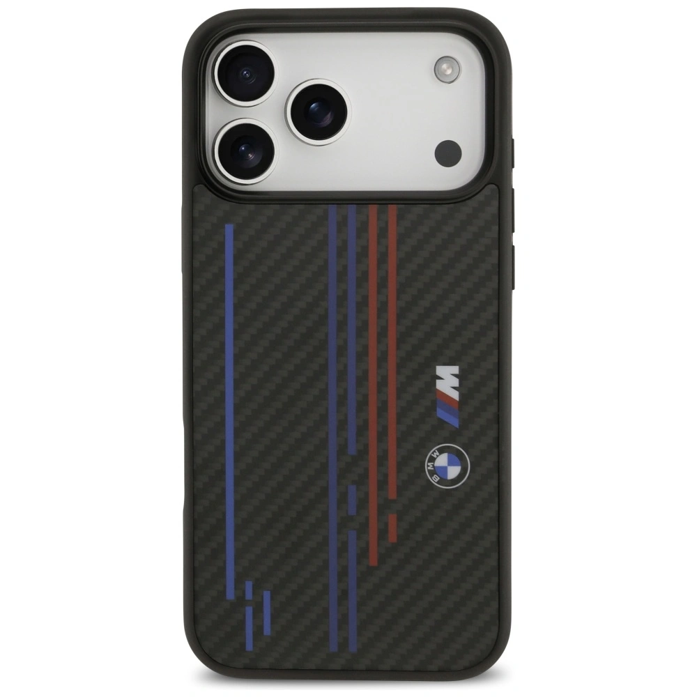 Kryt BMW M Kevlar Lines & Logo MagSafe Apple iPhone 17 Pro Max black