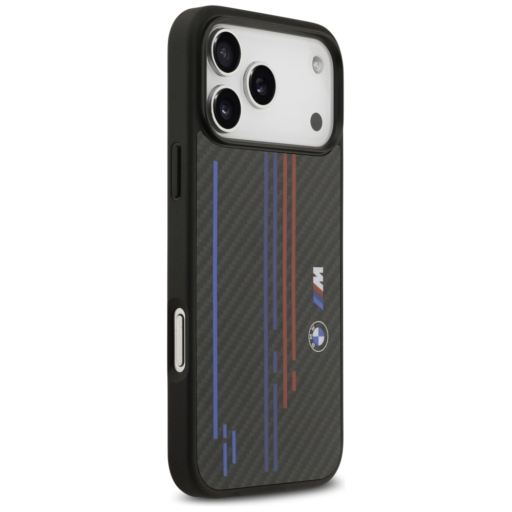 Kryt BMW M Kevlar Lines & Logo MagSafe Apple iPhone 17 Pro Max black
