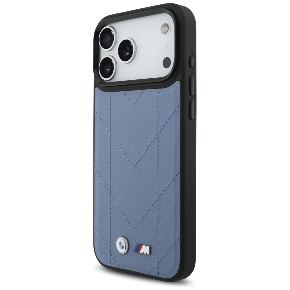 Kryt BMW M Quilted Logo MagSafe Apple iPhone 17 Pro Max blue