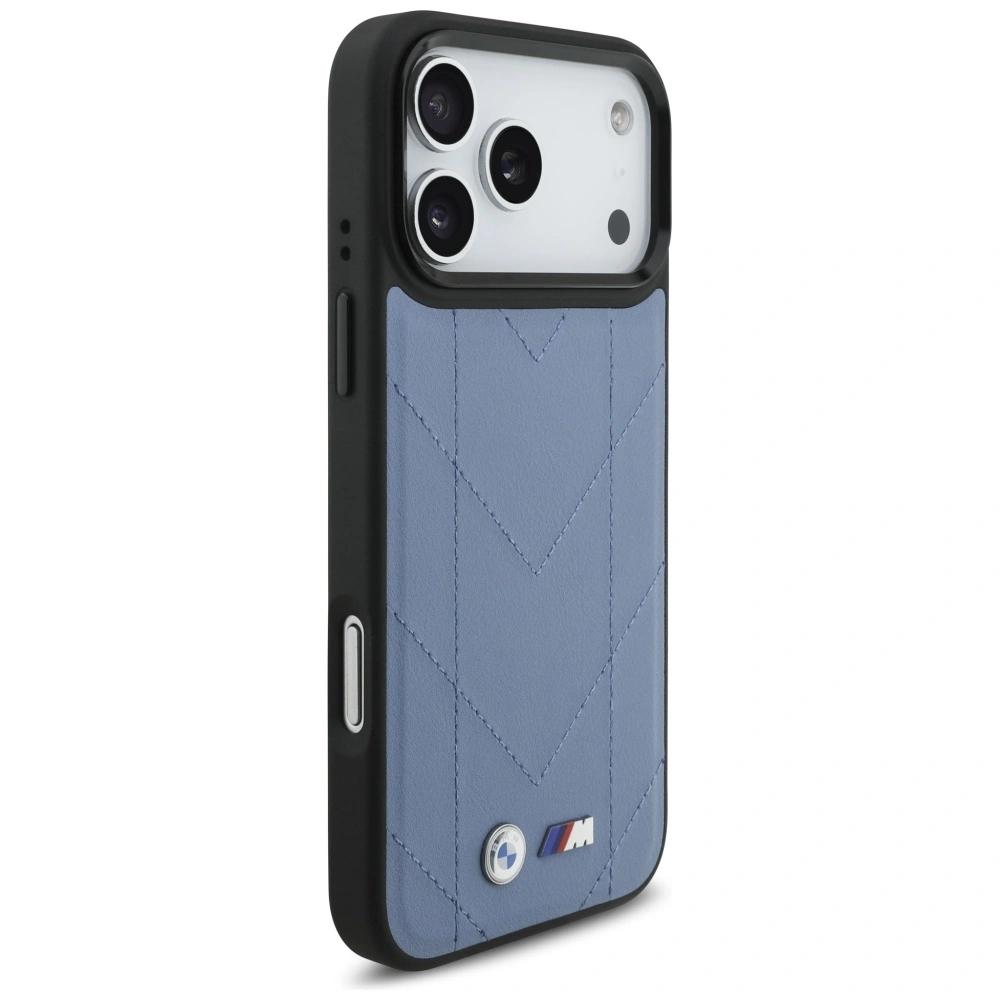 Kryt BMW M Quilted Logo MagSafe Apple iPhone 17 Pro Max blue