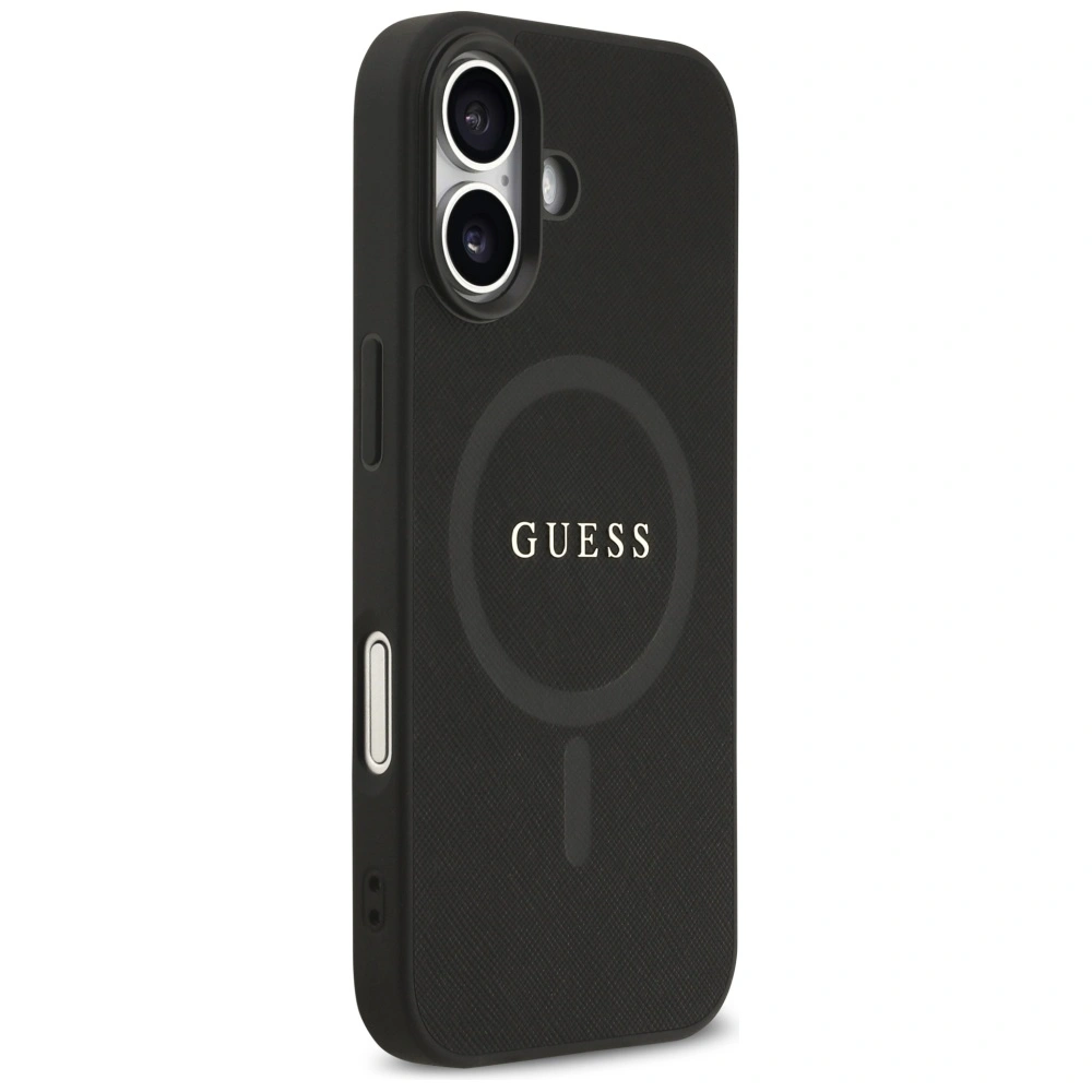 Kryt Guess Saffiano Classic Logo MagSafe Apple iPhone 17 black