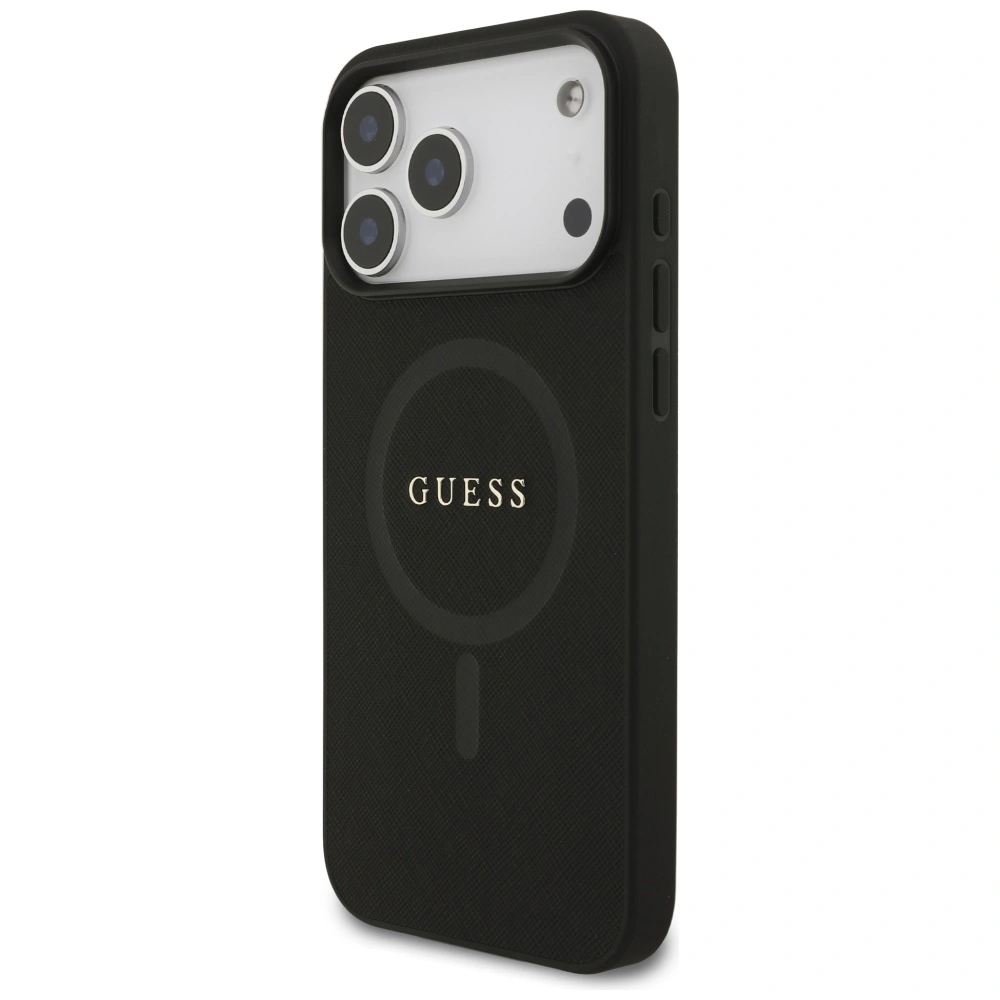Kryt Guess Saffiano Classic Logo MagSafe Apple iPhone 17 Pro Max black