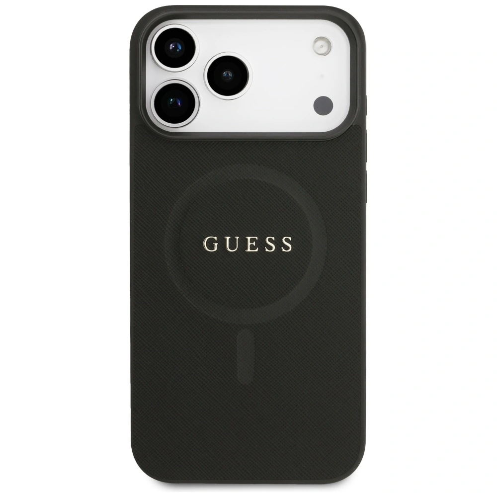 Kryt Guess Saffiano Classic Logo MagSafe Apple iPhone 17 Pro Max black