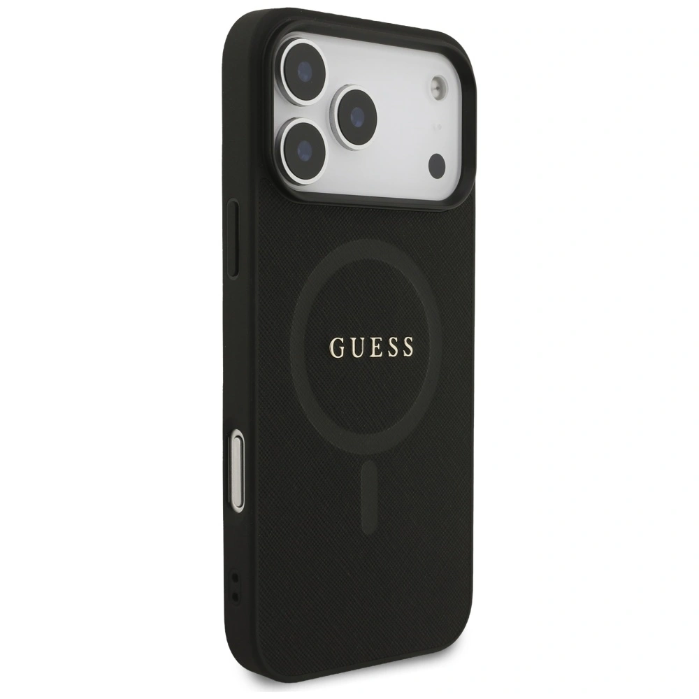 Kryt Guess Saffiano Classic Logo MagSafe Apple iPhone 17 Pro Max black