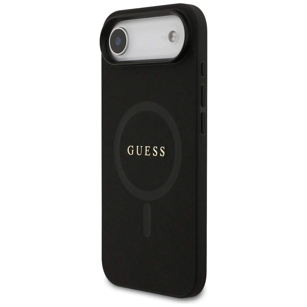 Kryt Guess Saffiano Classic Logo MagSafe Apple iPhone Air black