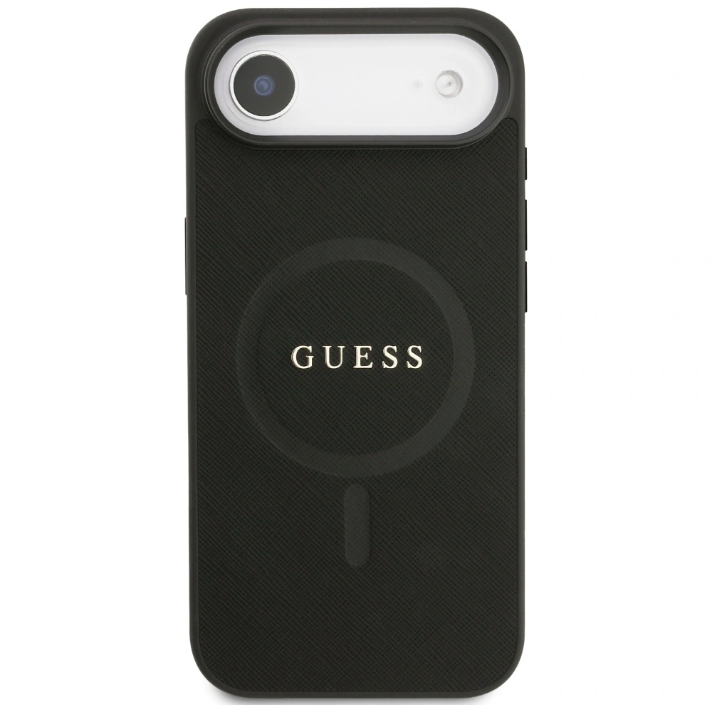 Kryt Guess Saffiano Classic Logo MagSafe Apple iPhone Air black