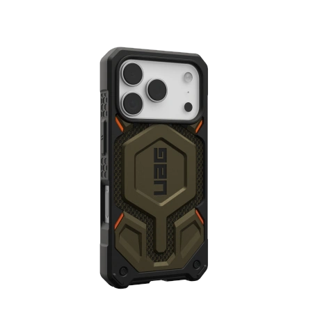 Kryt UAG Urban Armor Gear Monarch Pro Apple iPhone 17 Pro MagSafe (kevlar element green)