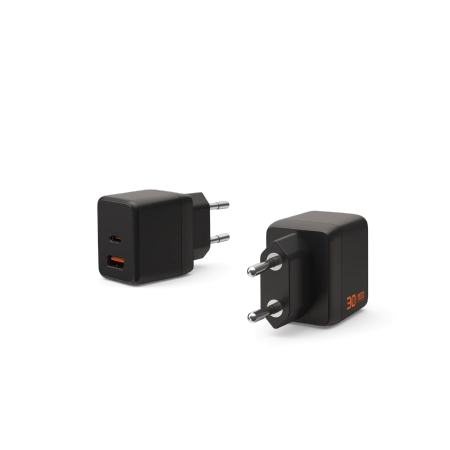Síťová nabíječka UAG Urban Armor Gear SRGE Charger 30W, USB-A, USB-C (black)