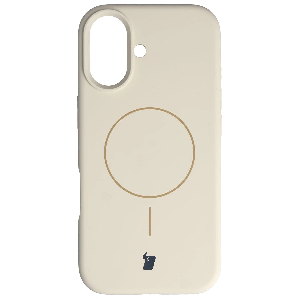 Kryt Bizon Soft Case Magnetic Apple iPhone 17 écru