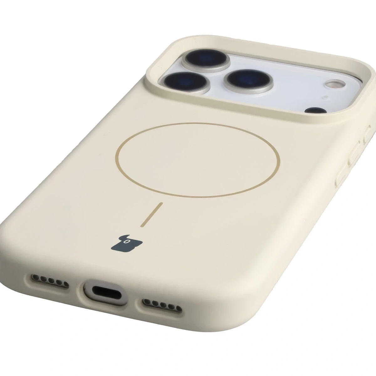 Kryt Bizon Soft Case Magnetic Apple iPhone 17 Pro écru