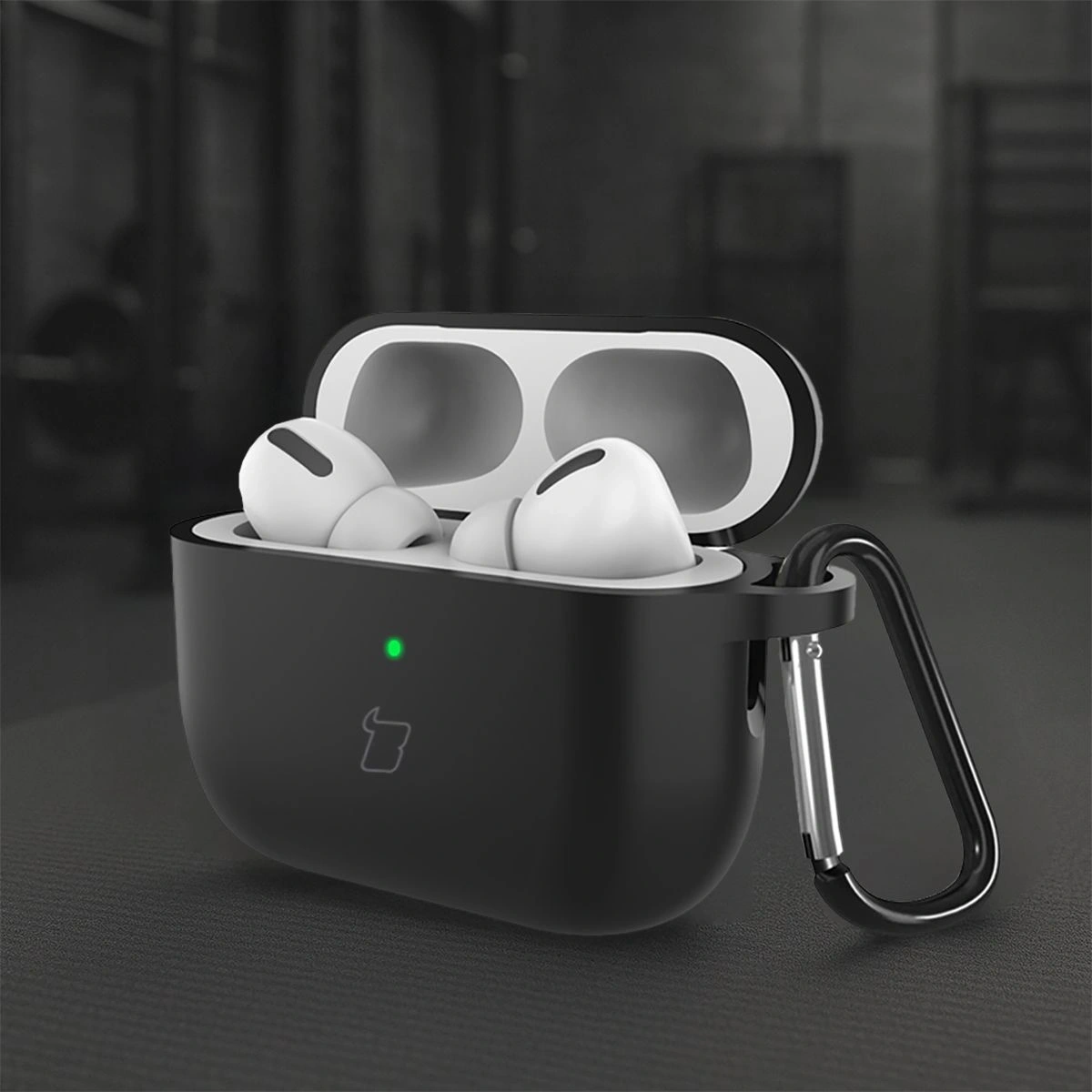 Kryt Bizon Case Headphone Silicone AirPods Pro 3 black