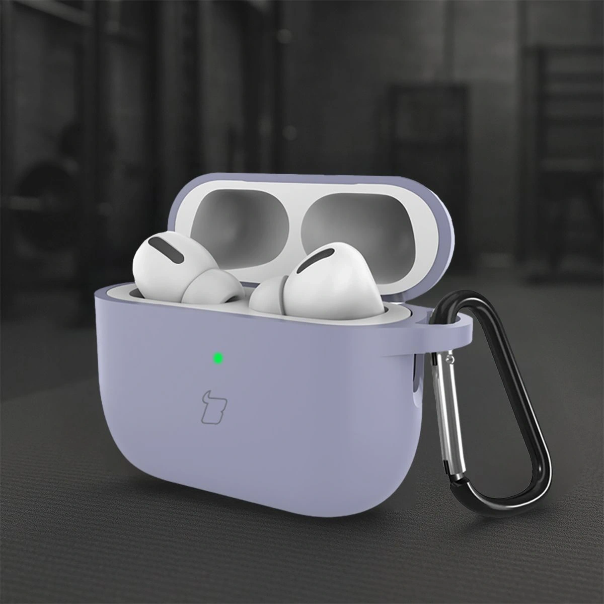 Kryt Bizon Case Headphone Silicone AirPods Pro 3 grey