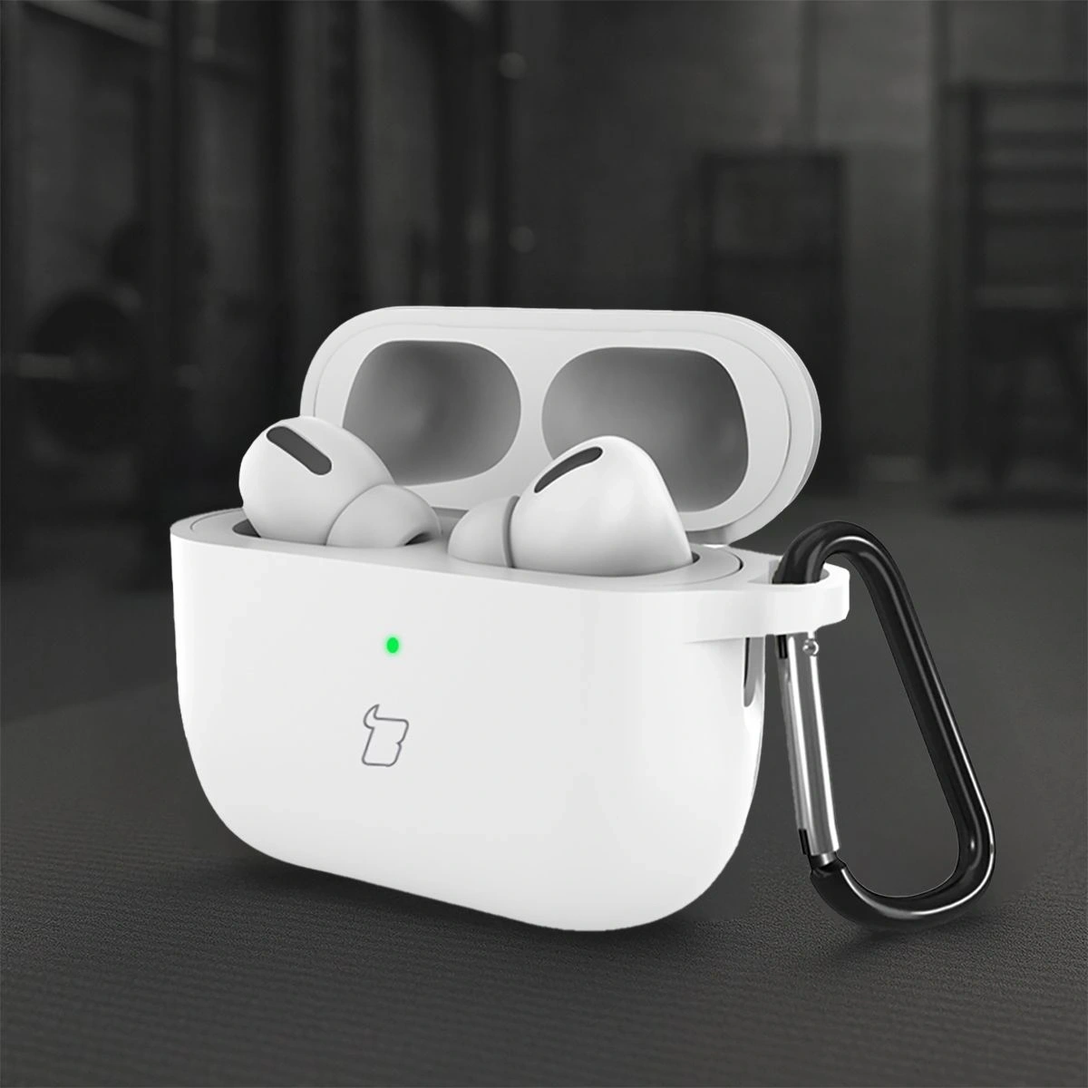 Kryt Bizon Case Headphone Silicone AirPods Pro 3 white