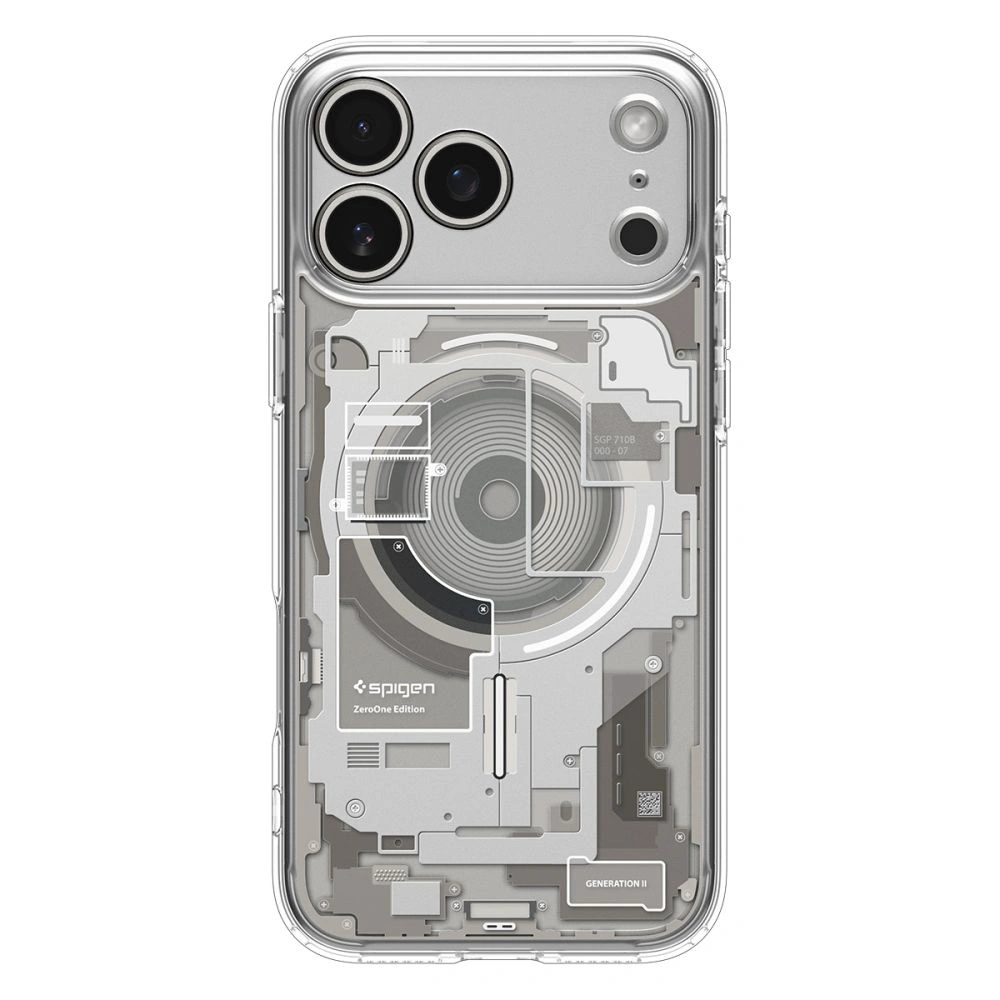 Kryt Spigen Ultra Hybrid Mag MagSafe Apple iPhone 17 Pro Zero One Natural Titanium