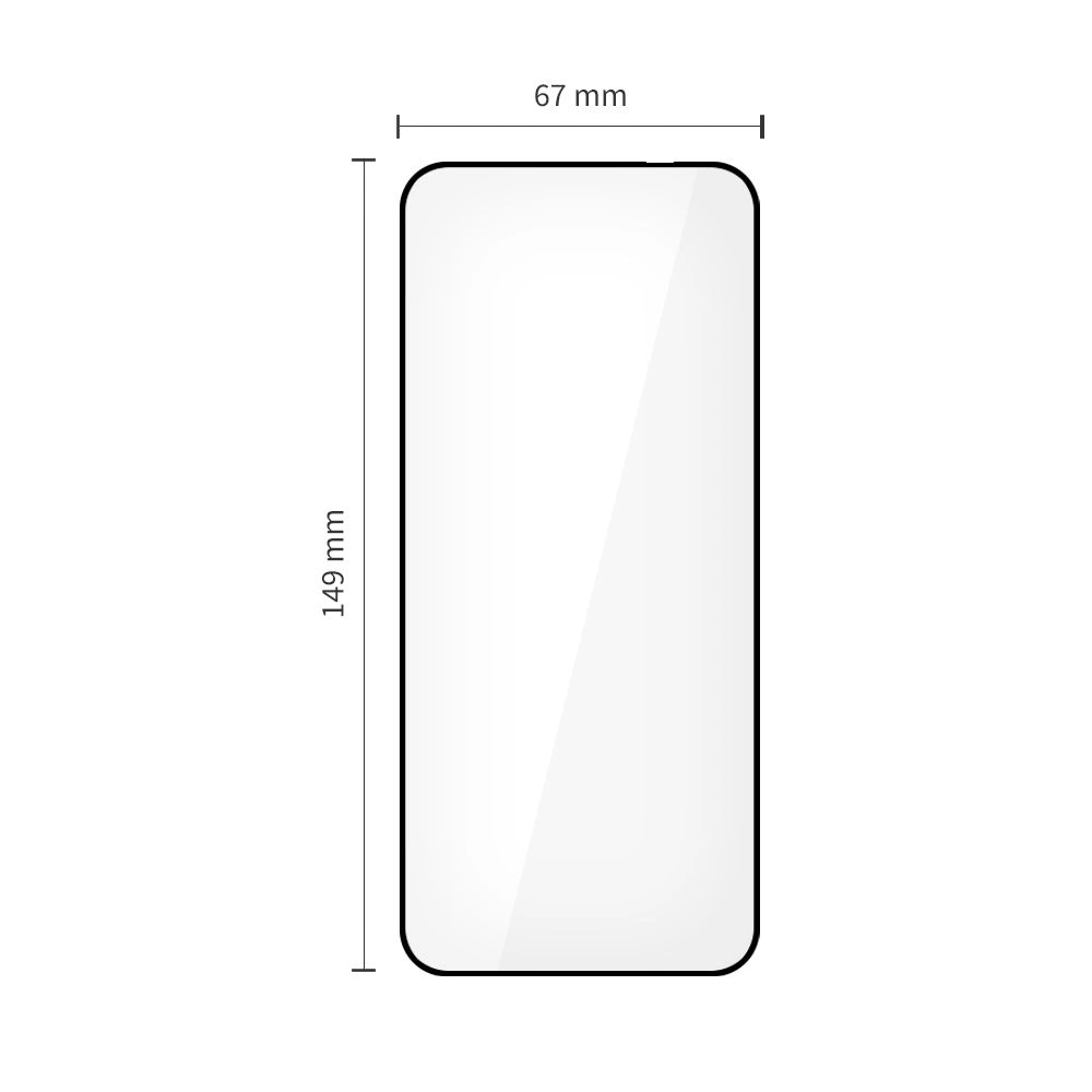 Kryt Tech-Protect Glass Fit+ Motorola Edge 50 Neo / 60 Neo Black [2 PACK]