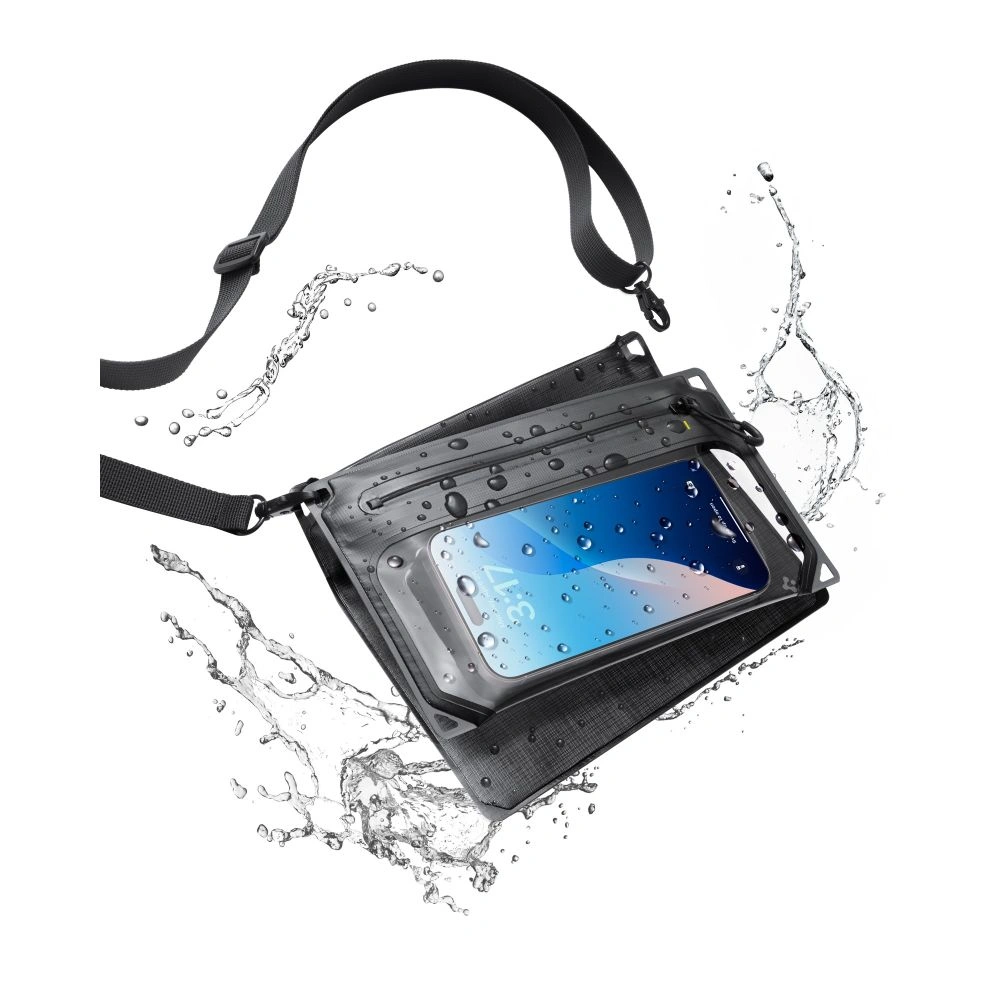Kryt Spigen A640 Universal Waterproof Case Crossbag Black