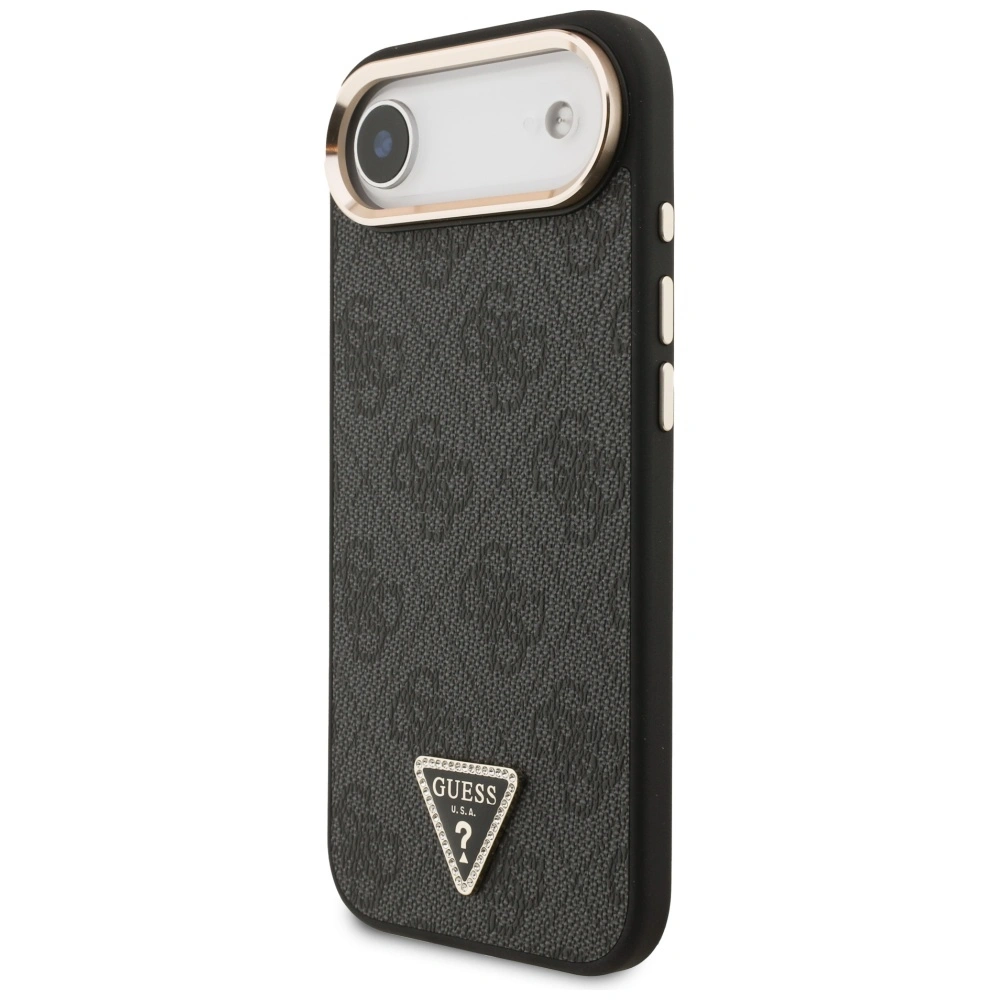 Kryt Guess 4G Triangle Logo MagSafe Apple iPhone Air black gold