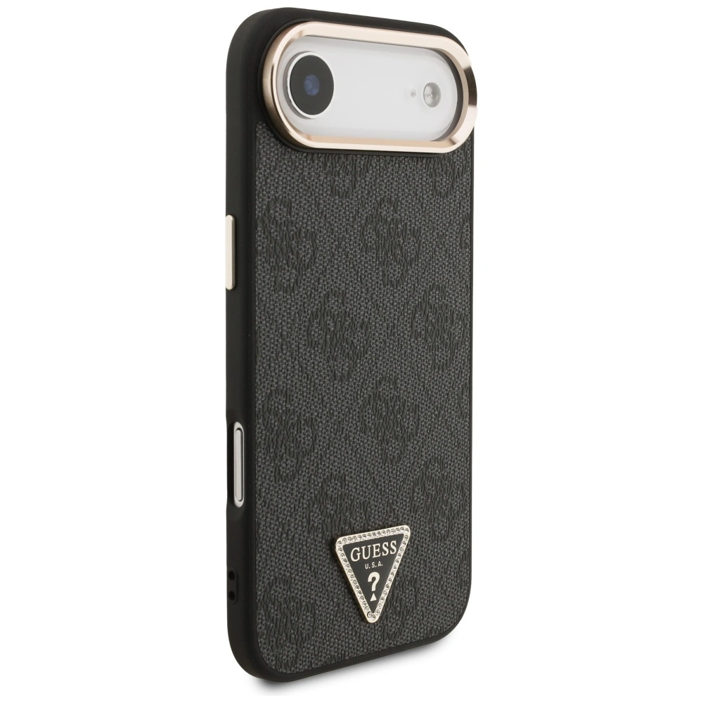 Kryt Guess 4G Triangle Logo MagSafe Apple iPhone Air black gold