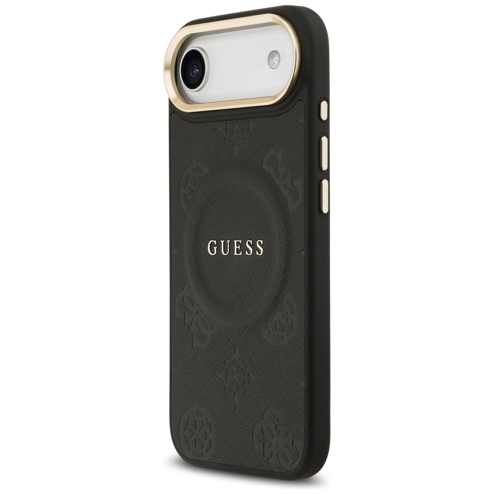 Kryt Guess Peony Hot Stamp MagSafe Apple iPhone Air black