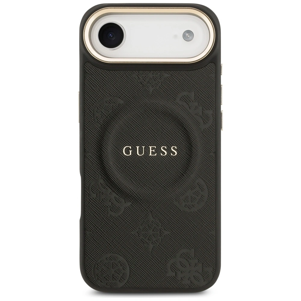 Kryt Guess Peony Hot Stamp MagSafe Apple iPhone Air black