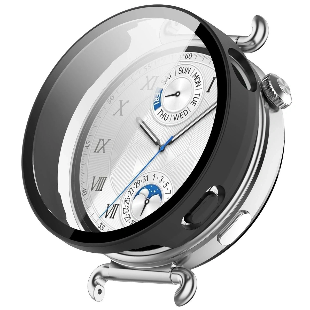 Kryt Bizon Case+Glass Watch Huawei Watch GT6 41mm matte black