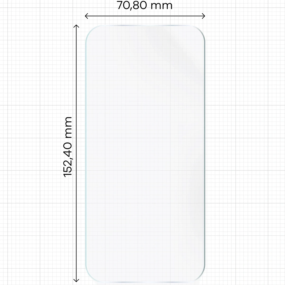 Ochranné sklo Bizon Glass Hydrogel Front Apple iPhone Air