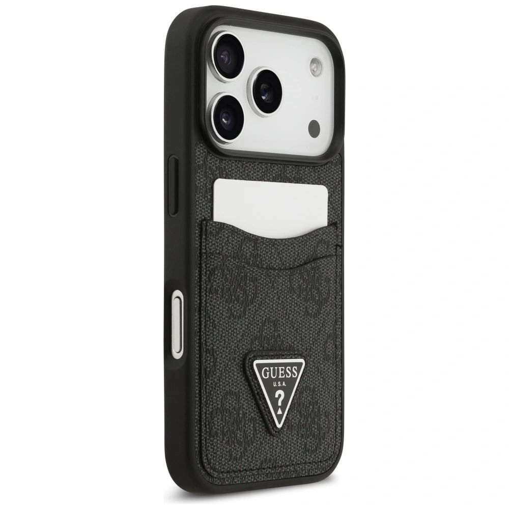 Kryt Guess 4G Double Card Triangle Apple iPhone 17 Pro black