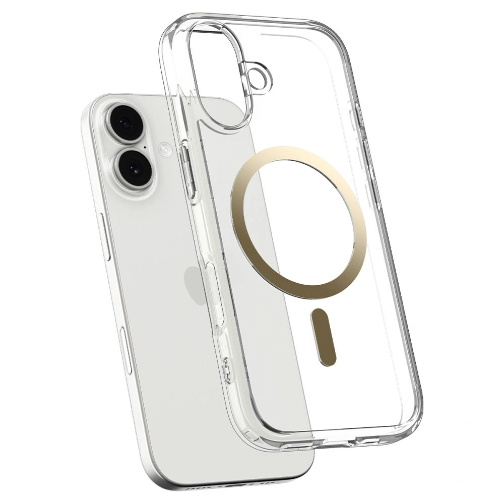 Kryt Spigen Ultra Hybrid Mag MagSafe Apple iPhone 17 Clear/gold