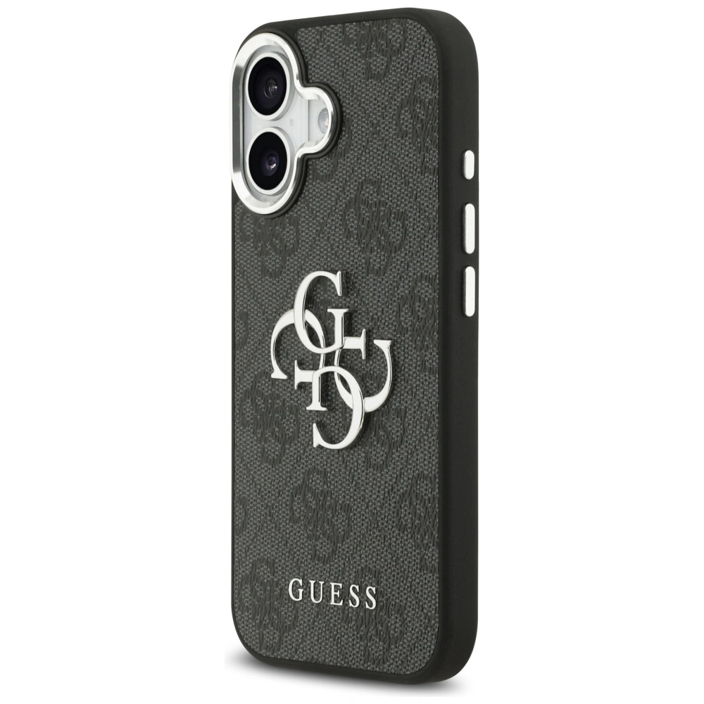 Kryt Guess 4G Big 4G Classic Logo Apple iPhone 17 black silver