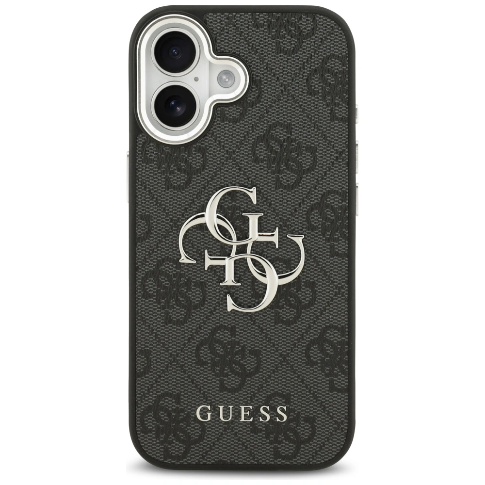 Kryt Guess 4G Big 4G Classic Logo Apple iPhone 17 black silver