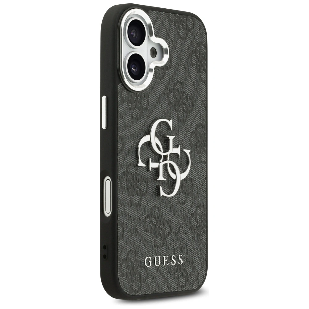 Kryt Guess 4G Big 4G Classic Logo Apple iPhone 17 black silver