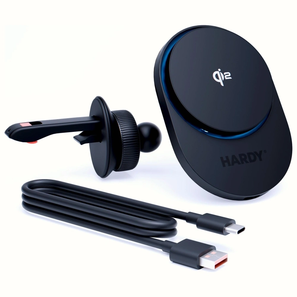Bezdrátová nabíječka 3MK Hardy AeroCharger 15W MPP Qi2 black wireless charger