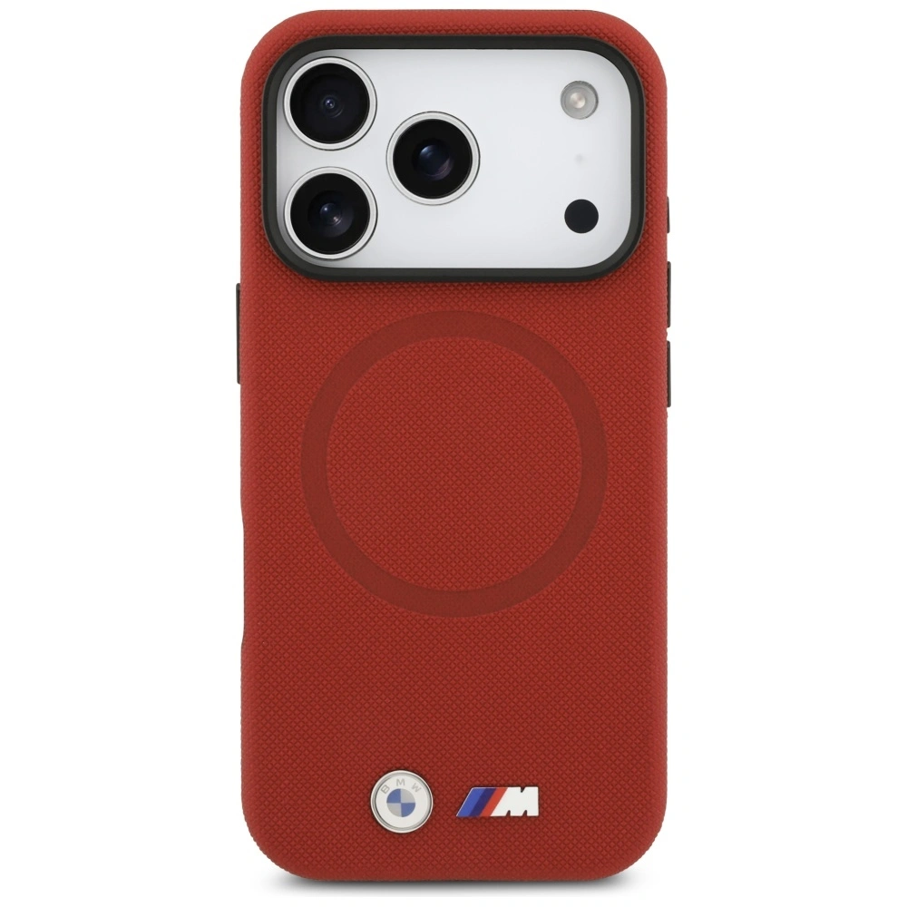 Kryt BMW M FW Metal Logo MagSafe Apple iPhone 17 Pro red