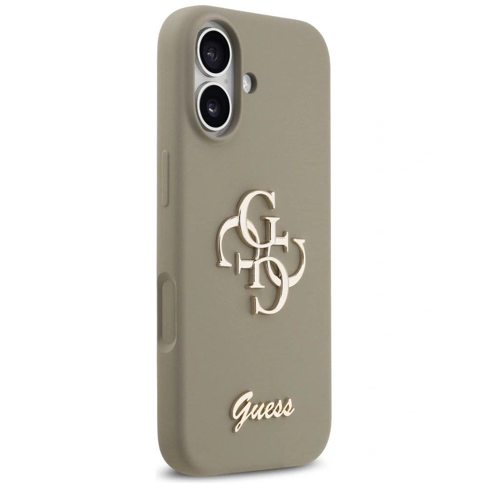 Kryt Guess Silicone Big 4G Script Apple iPhone 17 brown