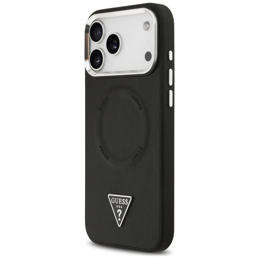 Kryt Guess Triangle Logo MagSafe Apple iPhone 17 Pro black