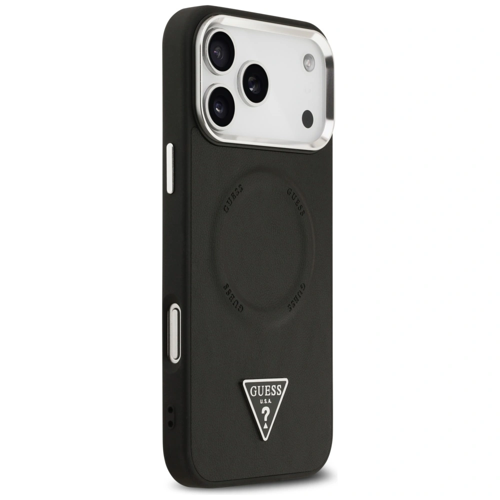 Kryt Guess Triangle Logo MagSafe Apple iPhone 17 Pro black
