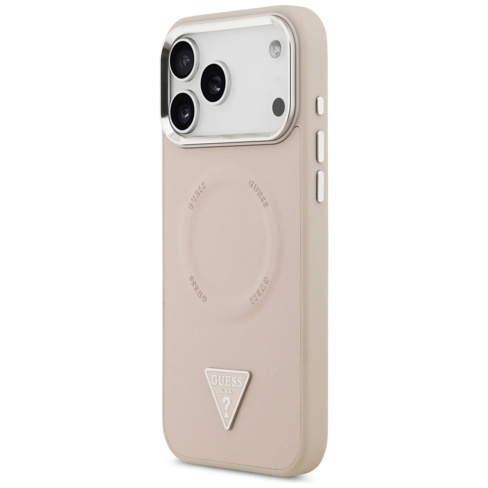 Kryt Guess Triangle Logo MagSafe Apple iPhone 17 Pro pink