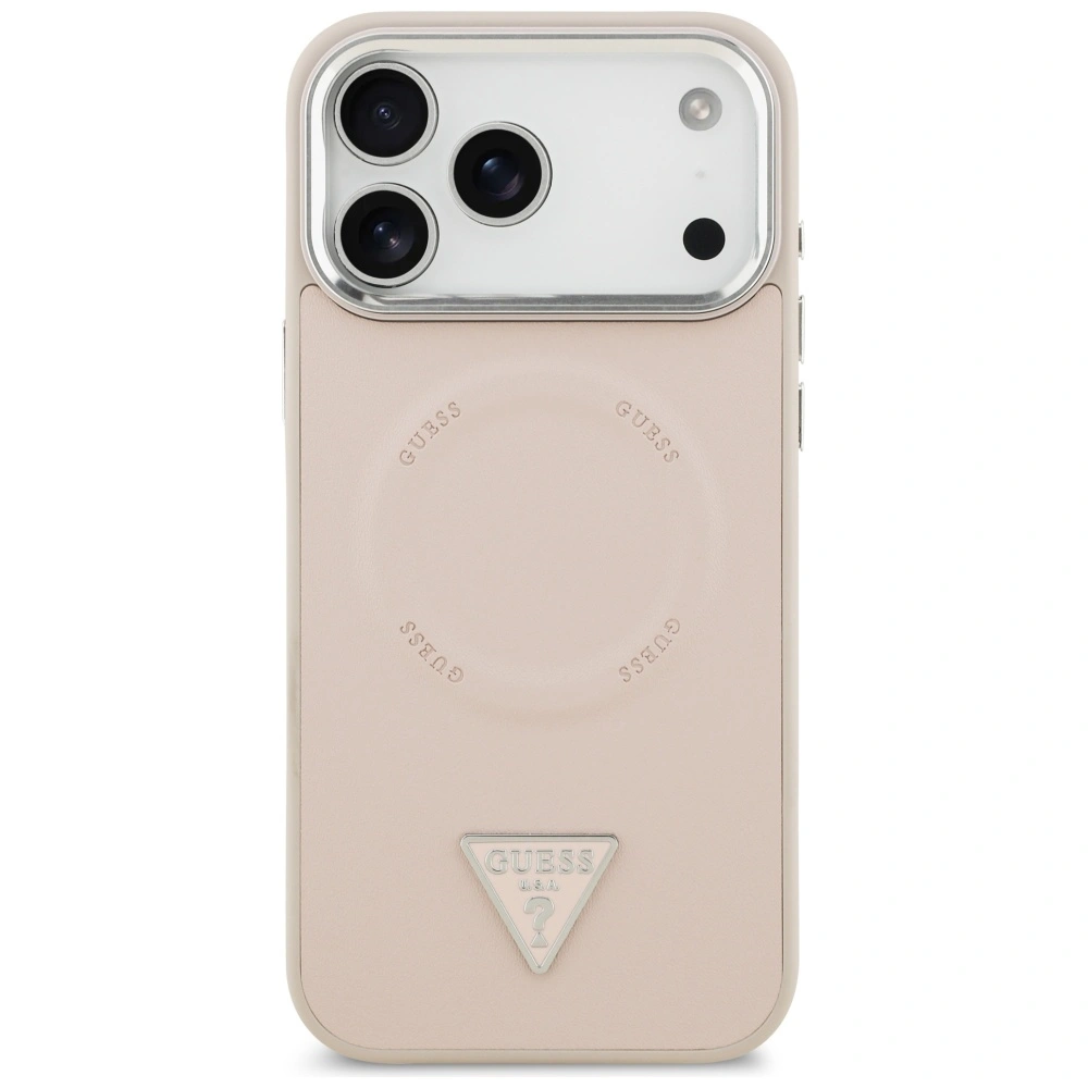 Kryt Guess Triangle Logo MagSafe Apple iPhone 17 Pro pink