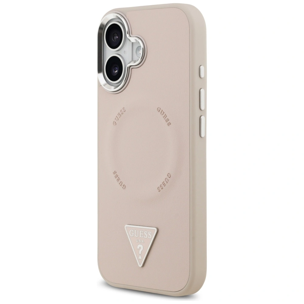 Kryt Guess Triangle Logo MagSafe Apple iPhone 17 pink