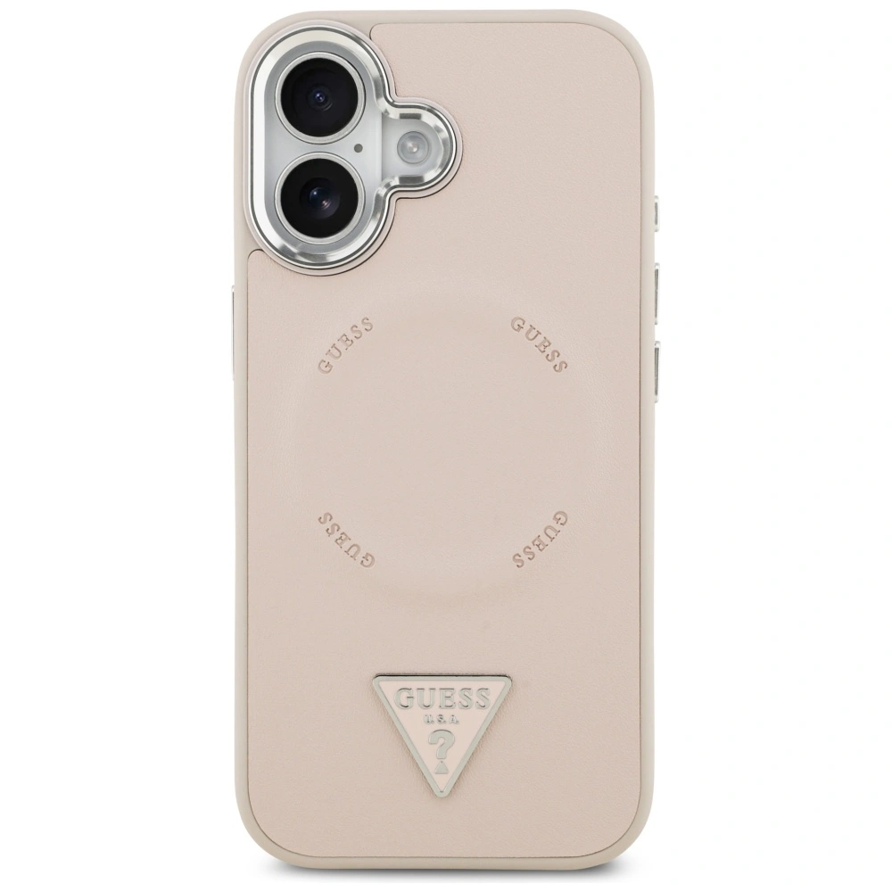 Kryt Guess Triangle Logo MagSafe Apple iPhone 17 pink