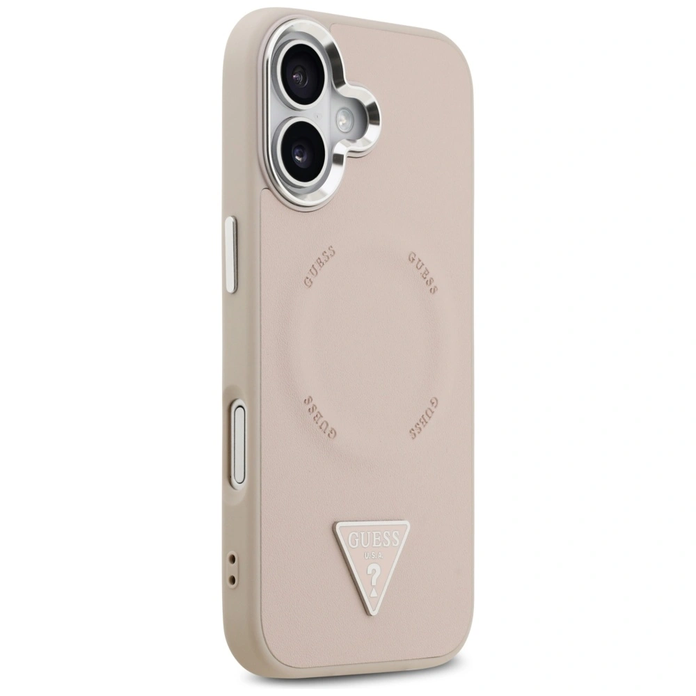 Kryt Guess Triangle Logo MagSafe Apple iPhone 17 pink