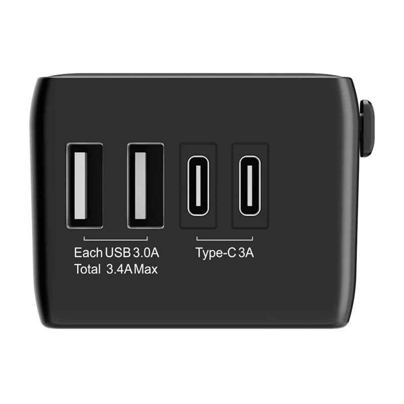 Síťová nabíječka Blitzwolf BW-TA1 4-in-1 Travel Adapter 2xUSB-A, USB-C, USB-C PD 20W