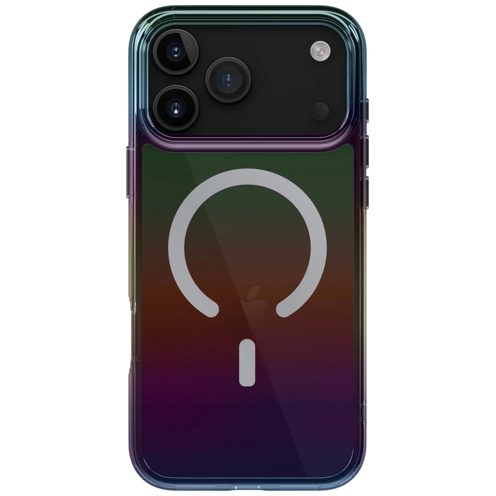 Kryt UNIQ Iridescia Apple iPhone 17 Pro Max MagClick Charging midnight quartz