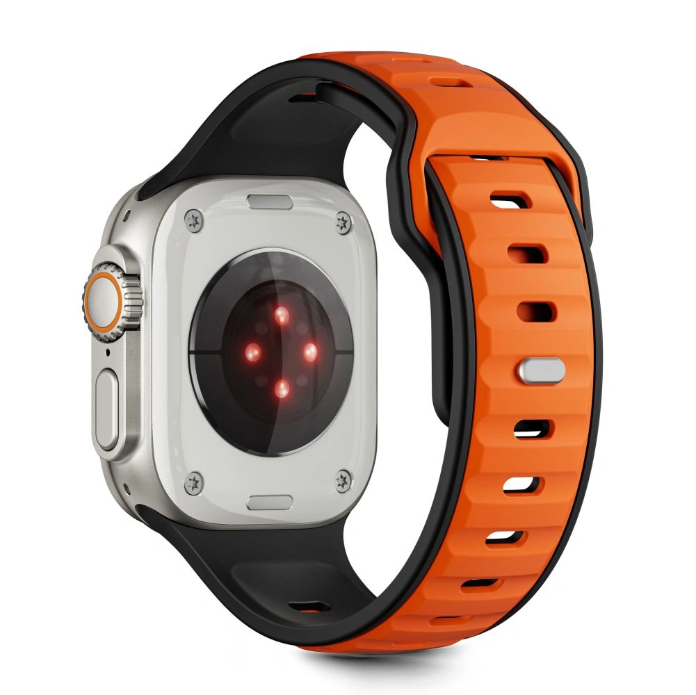 Tech-Protect IconBand Line Apple Watch 8 / 9 / 10 / 11 / SE / Ultra 44/45/46/49mm Black/orange