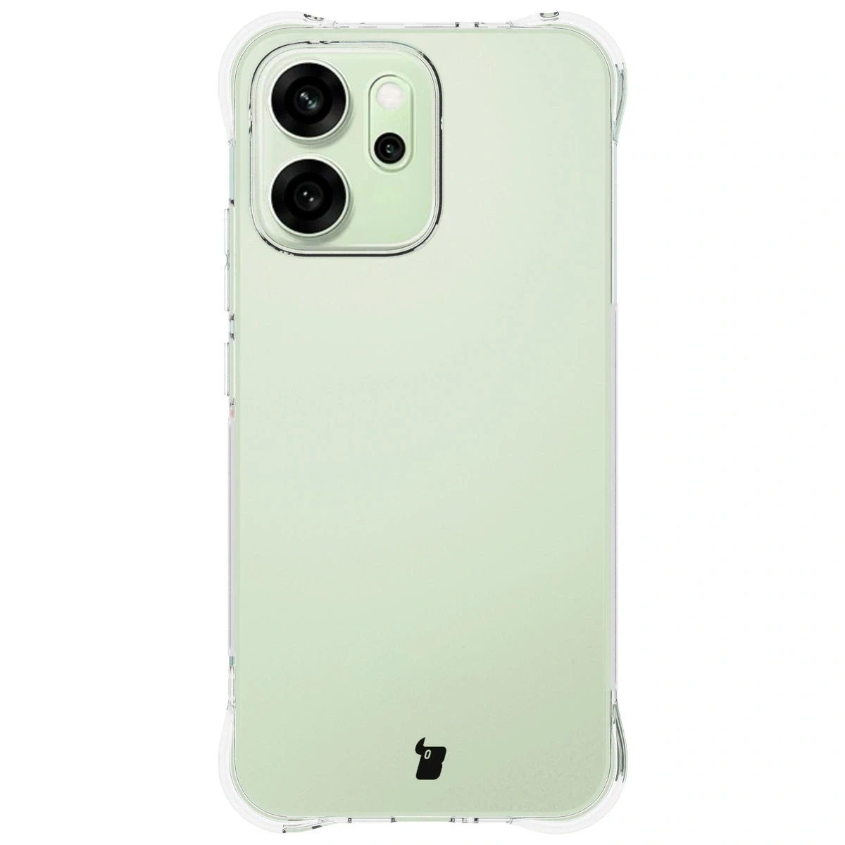 Kryt Bizon Case Clear Pack case + 2x screen film Oppo Reno 14 F / FS